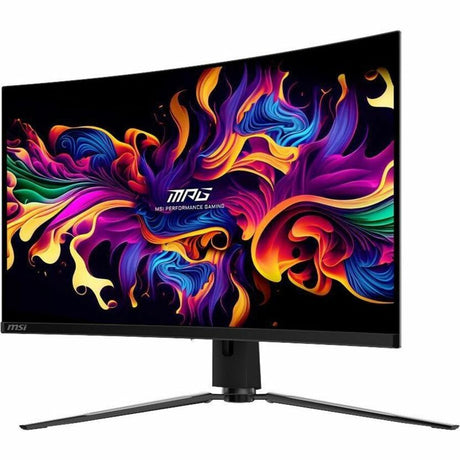 MSI MPG 321CURX QD-OLED 32" Class 4K UHD Curved Screen Gaming OLED Monitor - 16:9 - Metallic Black — MPG321CURXQDOLED