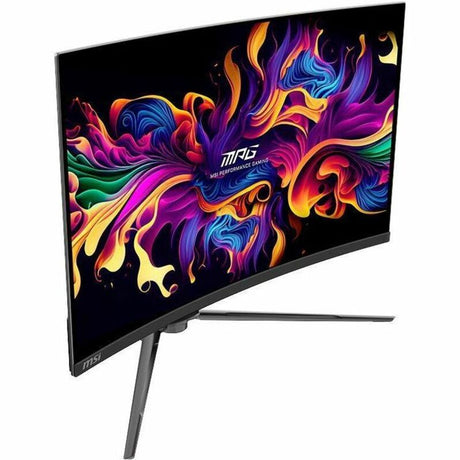 MSI MPG 321CURX QD-OLED 32" Class 4K UHD Curved Screen Gaming OLED Monitor - 16:9 - Metallic Black — MPG321CURXQDOLED