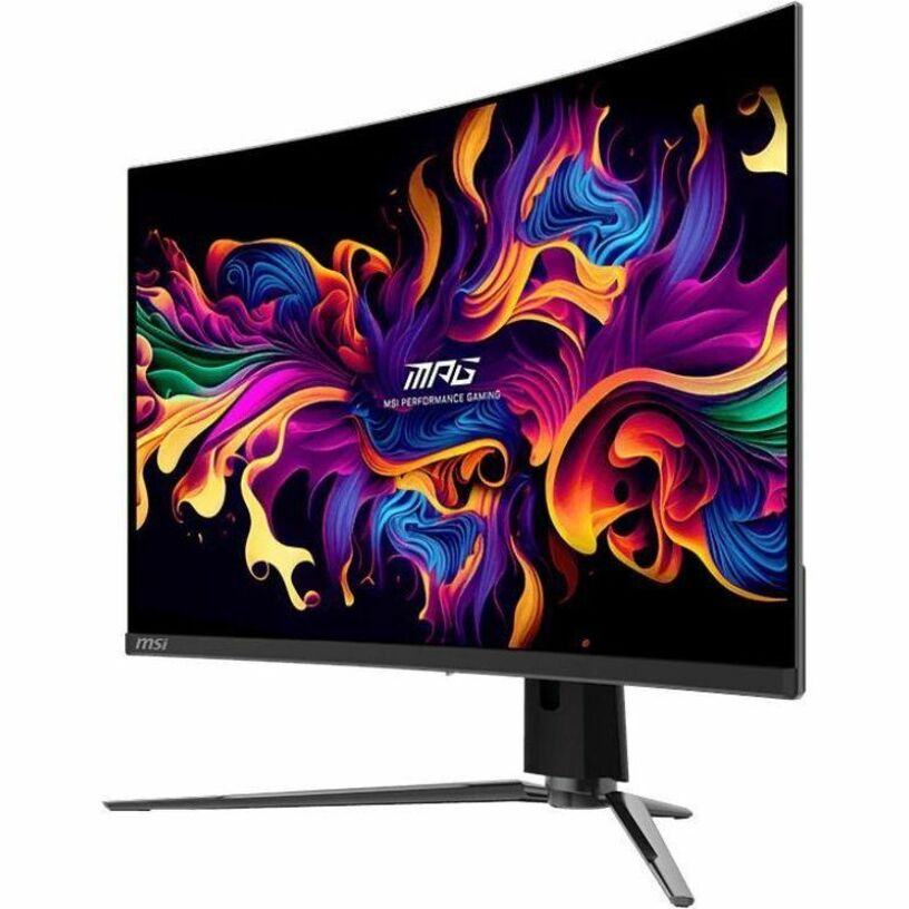 MSI MPG 321CURX QD-OLED 32" Class 4K UHD Curved Screen Gaming OLED Monitor - 16:9 - Metallic Black — MPG321CURXQDOLED