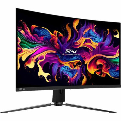 MSI MPG 321CURX QD-OLED 32" Class 4K UHD Curved Screen Gaming OLED Monitor - 16:9 - Metallic Black — MPG321CURXQDOLED