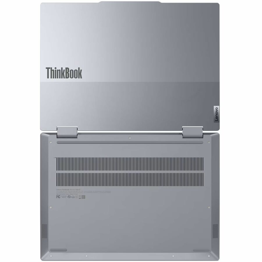 Lenovo ThinkBook 14 G5 IAU 21SQ0001US 14" Touchscreen Convertible 2 in 1 Notebook - WUXGA - Intel Core Ultra 5 225U - 16 GB - 256 GB SSD - English (US) Keyboard - Luna Gray — 21SQ0001US