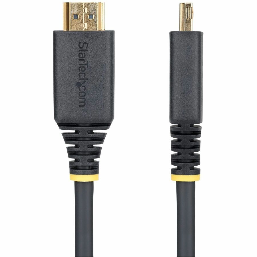 StarTech.com 6ft (1.8m) High Speed HDMI Cable with Gripping Connectors, 4K 60Hz/1440p 144Hz, 18Gbps, UHD HDMI 2.0 Cord, TPE Jacket — HDMI2-CABLE-GRIP-6F