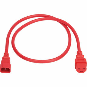 Eaton Tripp Lite Series Power Cord, C14 to C21 - Heavy-Duty, 15A, 250V, 14 AWG, 3 ft. (0.9 m), Red — P037-003-ARD