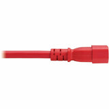 Eaton Tripp Lite Series Power Cord, C14 to C21 - Heavy-Duty, 15A, 250V, 14 AWG, 3 ft. (0.9 m), Red — P037-003-ARD