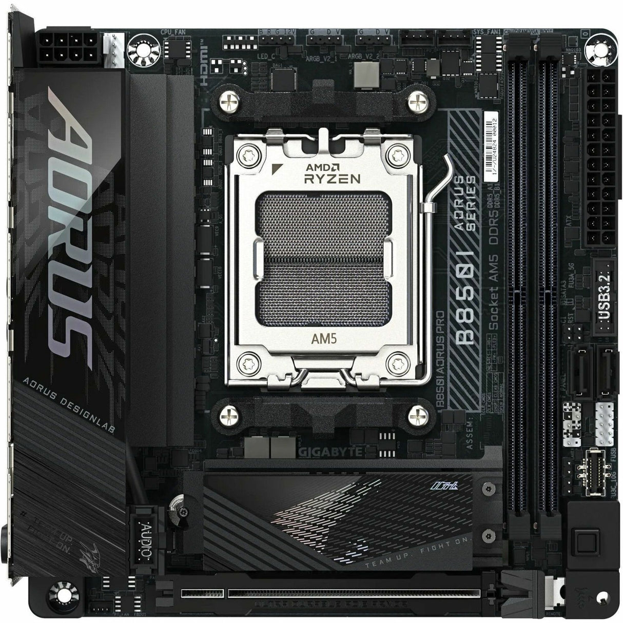 Aorus Ultra Durable B850I AORUS PRO Gaming Desktop Motherboard - AMD B850 Chipset - Socket AM5 - Mini ITX — B850I AORUS PRO