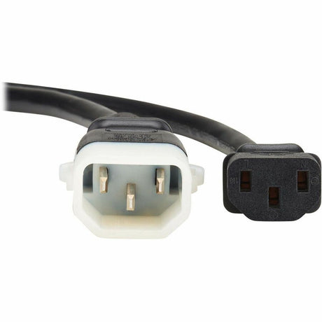 Eaton Tripp Lite Series PDU Power Cord, C13 to P-Lock C14 - North America and Europe Rated, 10A, 250V, 18 AWG, 2 ft. (0.6 m), Black — P004-E02