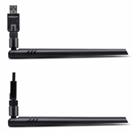 StarTech.com USB Bluetooth 5.3 Adapter, Class 1, USB Bluetooth Dongle for PC, Keyboard/Mouse/Audio Streaming, Windows/Linux — AV53C1-USB-BLUETOOTH