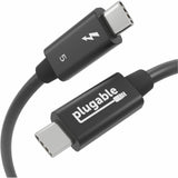 Plugable Thunderbolt 5 Cable with 80Gbps and 240W Charging - Thunderbolt Certified | Up to 120Gbps Bandwidth Boost — TBT5-240W1M