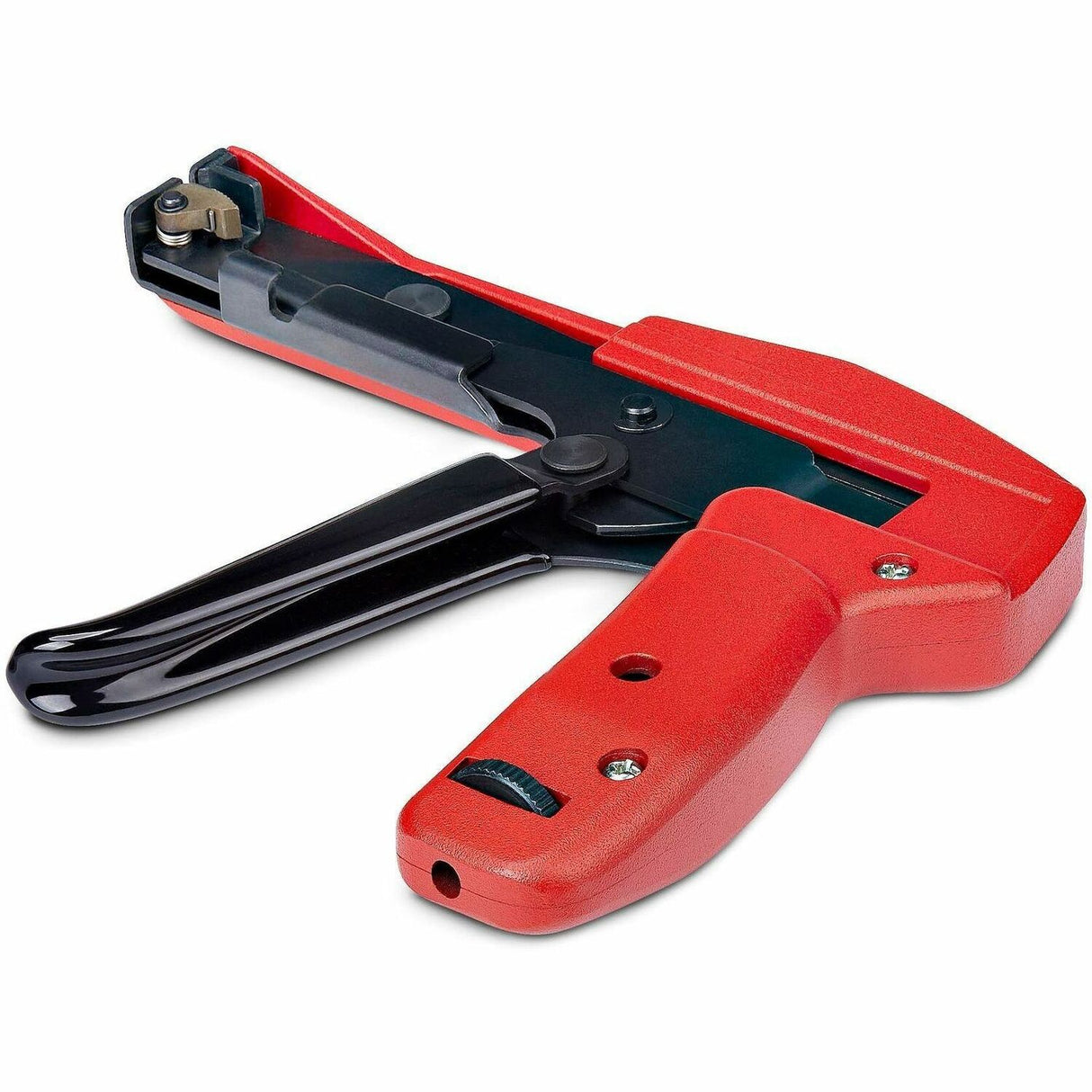 StarTech.com Nylon Cable Tie Gun, Zip Tie Cable Cutter/Installation Tool, Zip Tie Tensioning/Tightener, TAA Compliant — N10MM-CABLE-TIE-GUN