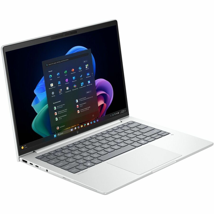 HP EliteBook 8 G1i 16" Touchscreen Notebook - WUXGA - Intel Core Ultra 5 226V - 16 GB - 512 GB SSD - English Keyboard - Glacier Silver Aluminum — BH1B2UT#ABA