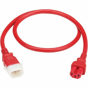 Eaton Tripp Lite Series PDU Power Cords, C15 to P-Lock C14 - Heavy-Duty, 15A, 250V, 14 AWG, 6 ft. (1.8 m), Red, 6 Pack — P018-E06-ARD-6