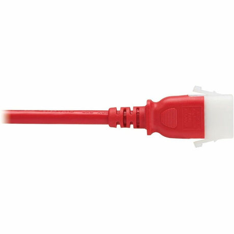 Eaton Tripp Lite Series PDU Power Cords, C15 to P-Lock C14 - Heavy-Duty, 15A, 250V, 14 AWG, 6 ft. (1.8 m), Red, 6 Pack — P018-E06-ARD-6