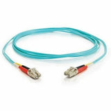C2G 25m LC-LC 10Gb 50/125 Duplex Multimode OM3 Fiber Cable - Aqua - 82ft — 1120