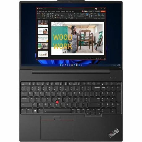 Lenovo ThinkPad E16 Gen 1 21JT001QUS 16" Notebook - WUXGA - AMD Ryzen 7 7730U - 16 GB - 512 GB SSD - English Keyboard - Graphite Black — 21JT001QUS