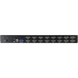 StarTech.com 16 Port 1U Rackmount USB KVM Switch Kit with OSD and Cables — SV1631DUSBUK