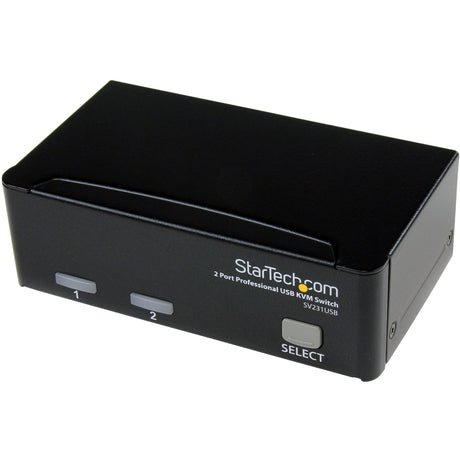 StarTech.com 2 Port Professional USB KVM Switch Kit with Cables — SV231USB