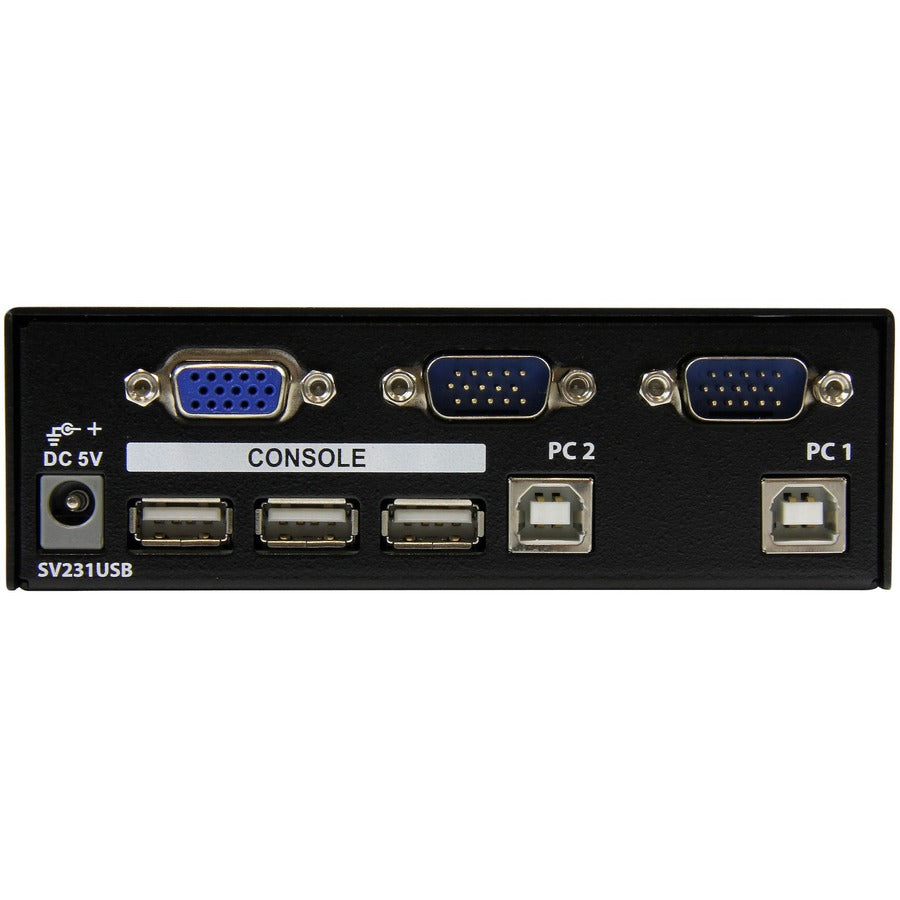 StarTech.com 2 Port Professional USB KVM Switch Kit with Cables — SV231USB