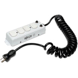 Eaton Tripp Lite Series Safe-IT UL 1363A Medical-Grade Power Strip for Patient-Care Vicinity, 4x Hospital-Grade Outlets, 3 ft. Coiled Cord — PS-410-HGOEMCC