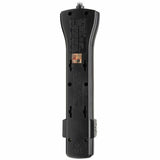 Eaton Tripp Lite Series Protect It! 7-Outlet Surge Protector, 7 ft. Cord with Right-Angle Plug, 2160 Joules, Diagnostic LEDs, Black Housing — SUPER7B
