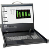 Eaton Tripp Lite Series NetCommander 16-Port Cat5 1U Rack-Mount Console KVM Switch with 19-in. LCD, TAA — B070-016-19