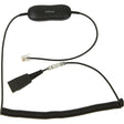 Jabra GN1216 Coiled Audio Cable Adapter — 88001-04