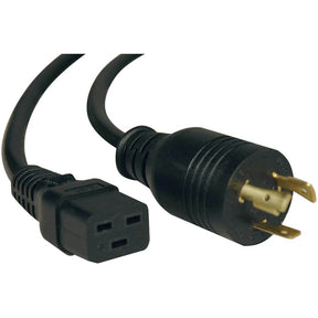 Eaton Tripp Lite Series Power Cord, C19 to NEMA L5-20P - Heavy-Duty, 20A, 125V, 12 AWG, 10 ft. (3.05 m), Black — P045-010