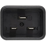 Eaton Tripp Lite Series Splitter Cable, Heavy-Duty, C20 to 2x C13 - 15A, 100-250V, 14 AWG, 2 ft. (0.61 m), Black — P032-002-2C13