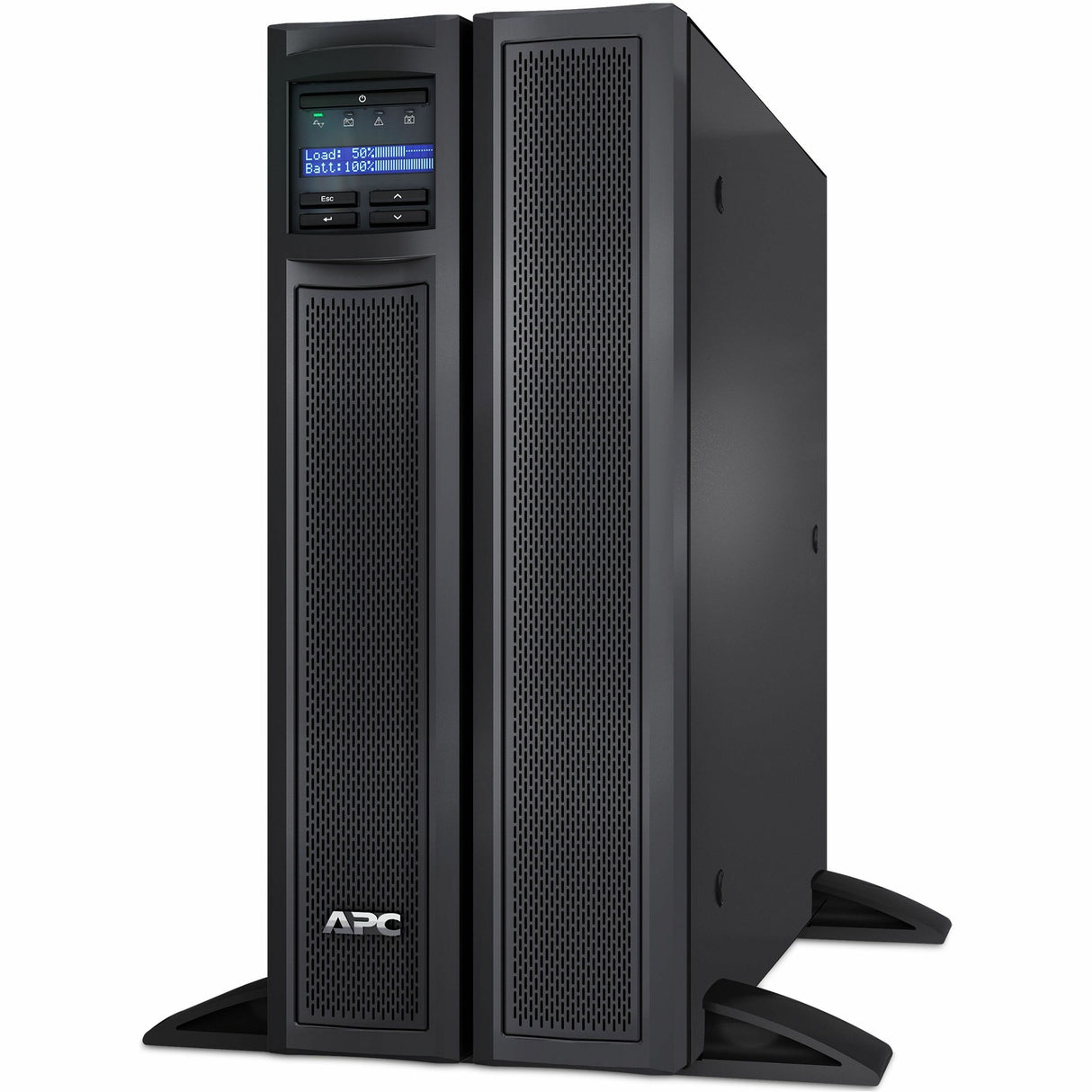 APC Smart-UPS X, Line Interactive, 3kVA, Rack/tower convertible 4U, 208V, 2x NEMA L6-20R+4x IEC C13+2x IEC C19, SmartSlot,Extended runtime,Short depth — SMX3000HVT
