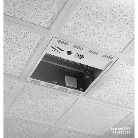 Chief 2' x 2' Suspended Ceiling Storage Box - White — CMS492