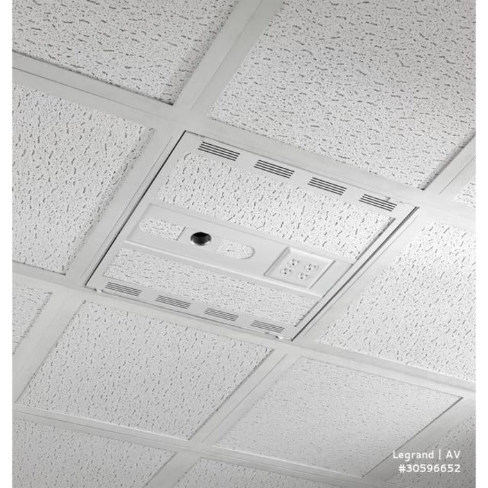 Chief 2' x 2' Suspended Ceiling Storage Box - White — CMS492