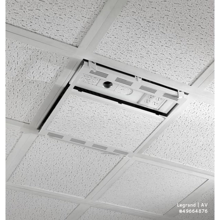 Chief 2' x 2' Suspended Ceiling Storage Box - White — CMS492