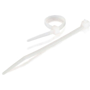 C2G 7.5in Cable Ties - White - 100pk — 43034