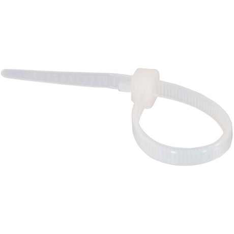 C2G 7.5in Cable Ties - White - 100pk — 43034