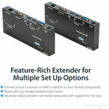 StarTech.com USB VGA KVM Console Extender over CAT5 UTP (500 ft) — SV565UTPU