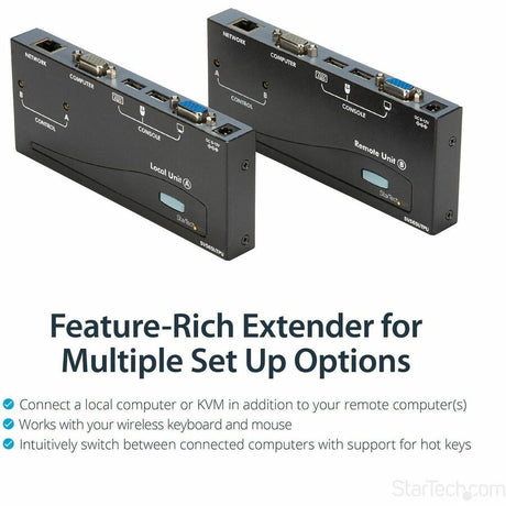 StarTech.com USB VGA KVM Console Extender over CAT5 UTP (500 ft) — SV565UTPU