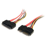 StarTech.com 12in 22 Pin SATA Power and Data Extension Cable — SATA22PEXT