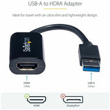 StarTech.com USB 3.0 to HDMI Adapter, USB to HDMI Monitor Converter for Windows, 1080P (no support for macOS/ChromeOS/Linux) - TAA — USB32HDES