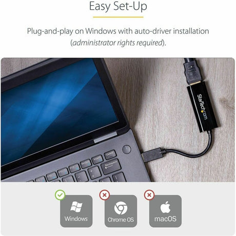StarTech.com USB 3.0 to HDMI Adapter, USB to HDMI Monitor Converter for Windows, 1080P (no support for macOS/ChromeOS/Linux) - TAA — USB32HDES