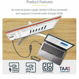 StarTech.com USB 3.0 to HDMI Adapter, USB to HDMI Monitor Converter for Windows, 1080P (no support for macOS/ChromeOS/Linux) - TAA — USB32HDES
