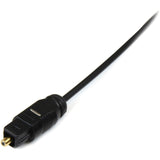 StarTech.com 15 ft Thin Toslink Digital Optical SPDIF Audio Cable — THINTOS15