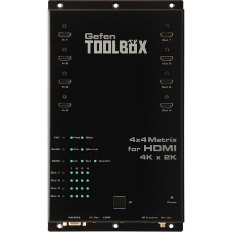 Gefen 4x4 Matrix for HDMI with Ultra HD 4K x 2K Support — GTB-HD4K2K-444-BLK