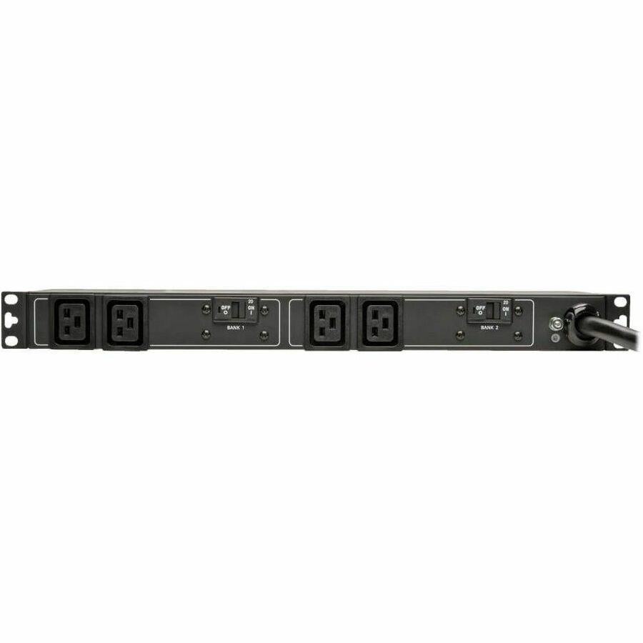 Eaton Tripp Lite Series 7.7kW Single-Phase 200-240V Basic PDU, 4 C19 Outlets, IEC 309 32A Blue Input, 3.6 m Cord, 1U Rack-Mount — PDUH32HV19