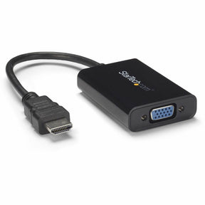 StarTech.com HDMI to VGA Video Adapter Converter with Audio for Desktop PC / Laptop / Ultrabook - 1920x1200 — HD2VGAA2