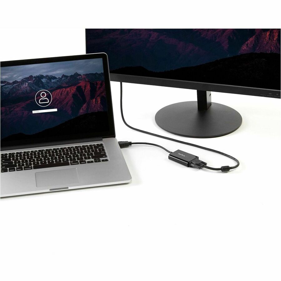 StarTech.com HDMI to VGA Video Adapter Converter with Audio for Desktop PC / Laptop / Ultrabook - 1920x1200 — HD2VGAA2
