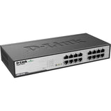 D-Link DGS-1016D 16-Port Gigabit Unmanaged Metal Desktop or Rackmount Switch — DGS-1016D