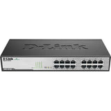 D-Link DGS-1016D 16-Port Gigabit Unmanaged Metal Desktop or Rackmount Switch — DGS-1016D