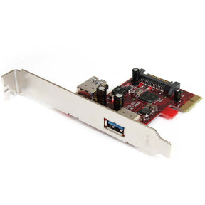 StarTech.com 2 port PCI Express SuperSpeed USB 3.0 Card with UASP Support - 5Gbps - 1 Internal 1 External — PEXUSB3S11