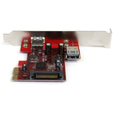 StarTech.com 2 port PCI Express SuperSpeed USB 3.0 Card with UASP Support - 5Gbps - 1 Internal 1 External — PEXUSB3S11