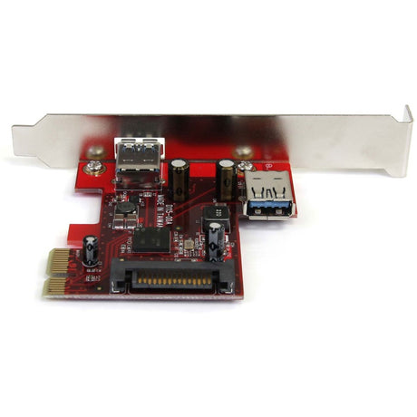 StarTech.com 2 port PCI Express SuperSpeed USB 3.0 Card with UASP Support - 5Gbps - 1 Internal 1 External — PEXUSB3S11