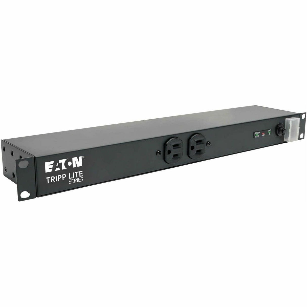Eaton Tripp Lite Series Isobar 12-Outlet Network Server Surge Protector, 15 ft. (4.57 m) Cord, 3840 Joules, Diagnostic LEDs, 1U Rackmount — ISOBAR12ULTRA